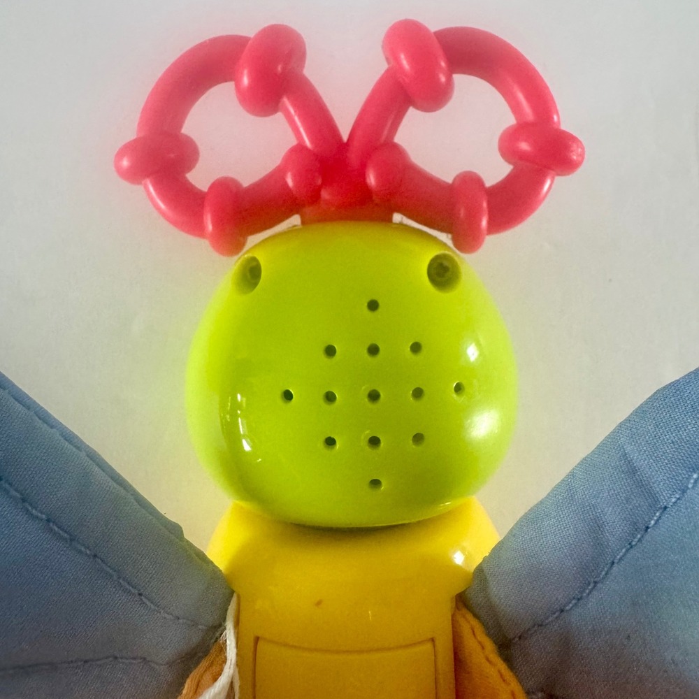 Bright Starts Twisty Bug Dragonfly Butterfly Light Up Music Baby Rattle WORKS - Picture 8 of 16